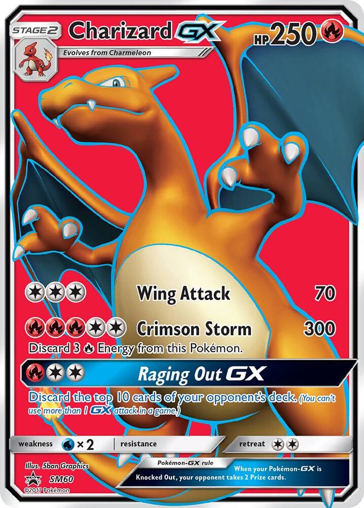 Charizard GX SM60 (SM Promos)  - Holofoil