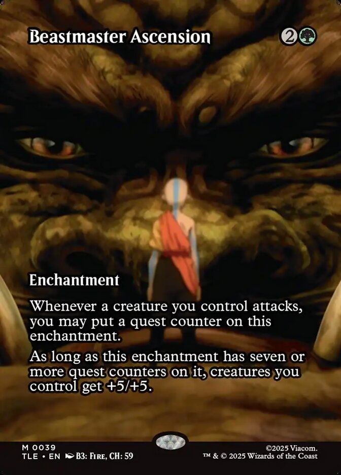 Beastmaster Ascension 39/317 (Avatar: The Last Airbender: Eternal-Legal)  - Borderless