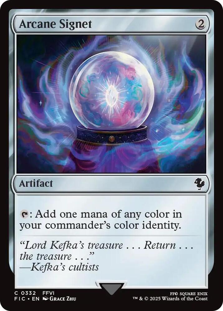 Arcane Signet  332 (Commander: FINAL FANTASY)  - Surge Foil