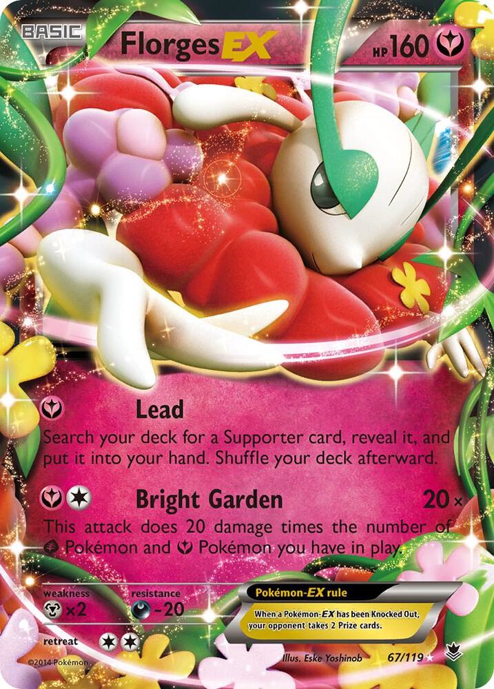Florges EX 67/119 (XY - Phantom Forces)  - Holofoil