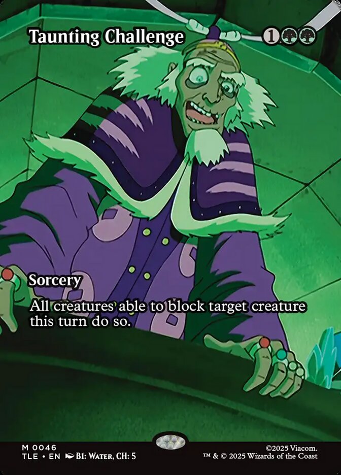 Taunting Challenge 46/317 (Avatar: The Last Airbender: Eternal-Legal)  - Borderless Foil