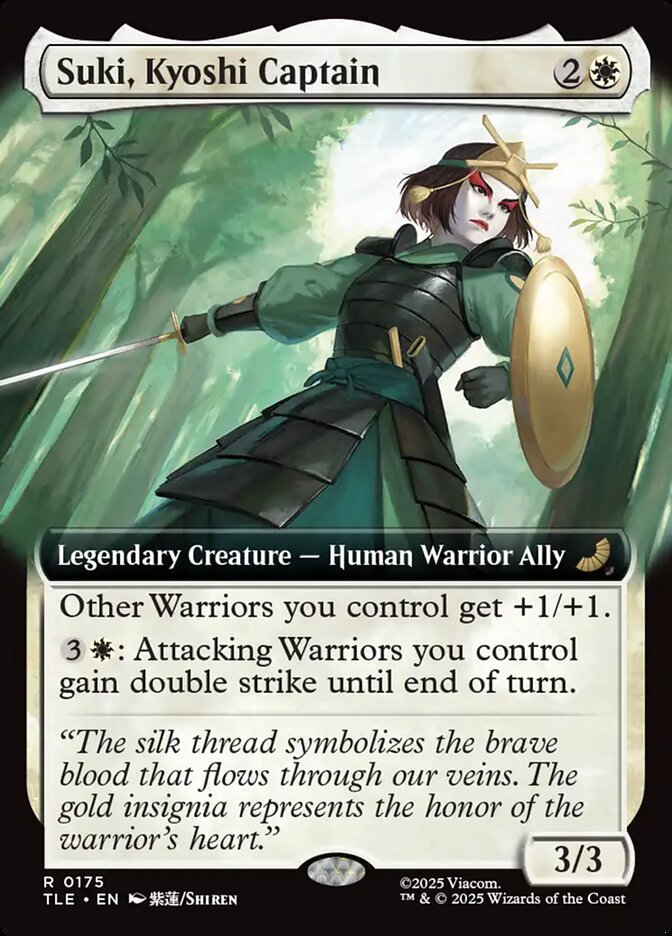 Suki, Kyoshi Captain 175 (Avatar: The Last Airbender: Eternal-Legal)  - Extended Art Foil