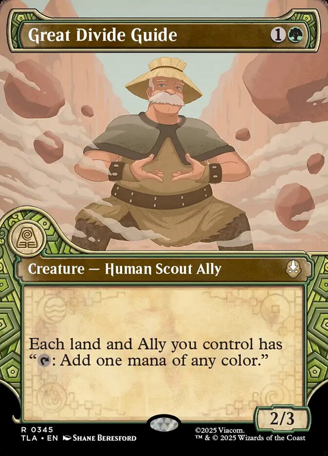 Great Divide Guide  345 (Avatar: The Last Airbender)  - Showcase Foil