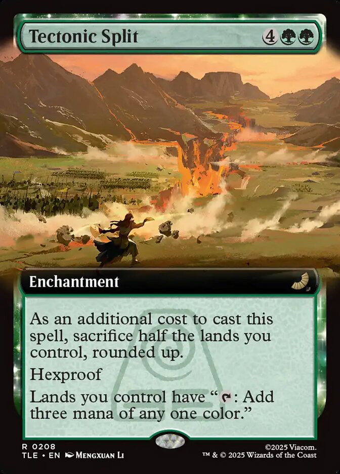 Tectonic Split Extended Art 208 (Avatar: The Last Airbender: Eternal-Legal)  - Extended Art