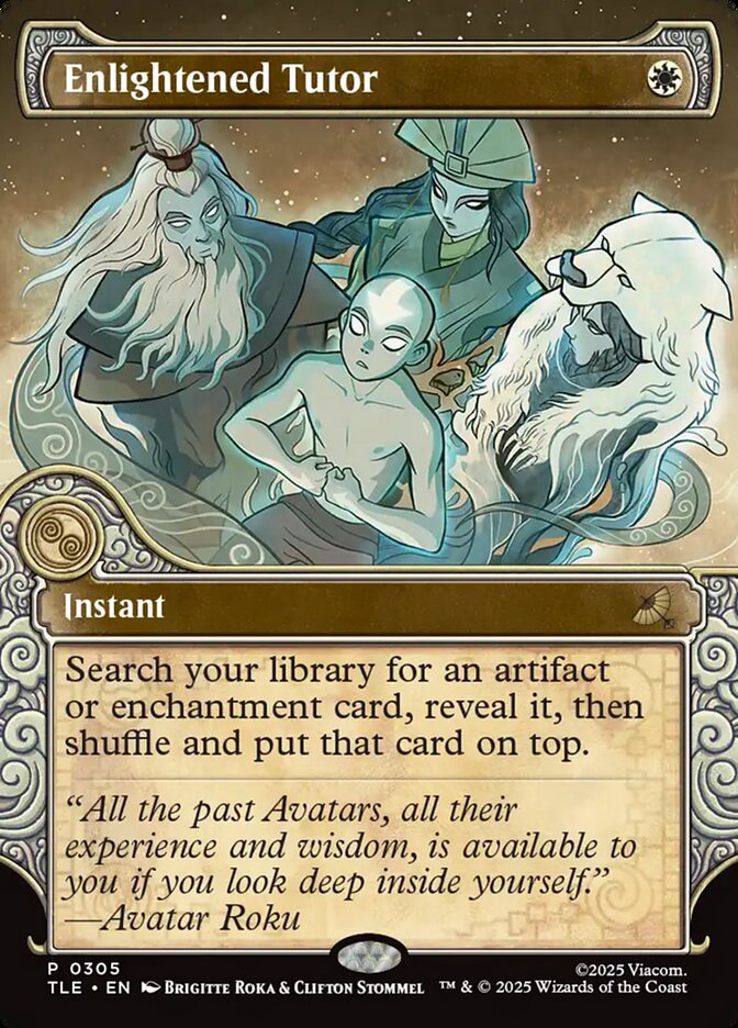 Enlightened Tutor 305/317 (Avatar: The Last Airbender: Eternal-Legal)  - Showcase