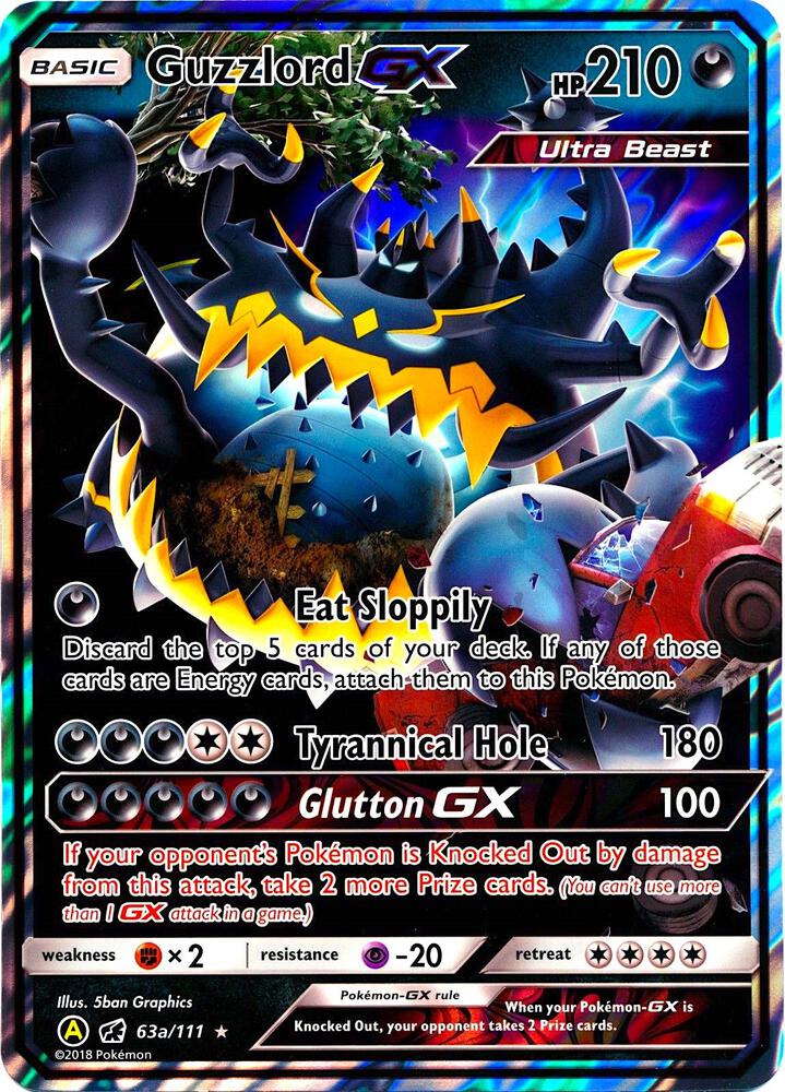 Guzzlord GX 063a/111 (Alternate Art Promos)  - Holofoil