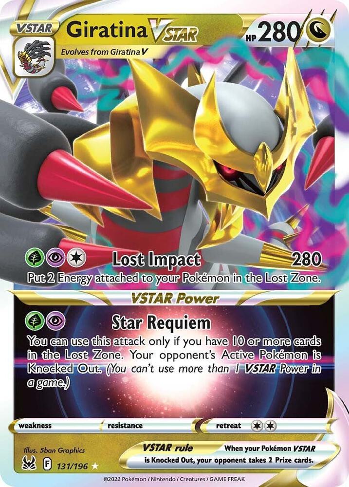 Giratina VSTAR 131/196 (SWSH11: Lost Origin)  - Holofoil
