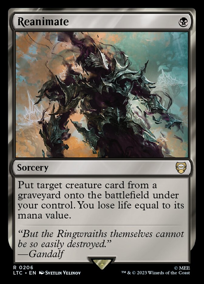 Reanimate 206 (Commander: The Lord of the Rings: Tales of Middle-earth) 