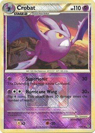 Crobat League Promo 014/095 (League & Championship Cards)  - Reverse Holofoil