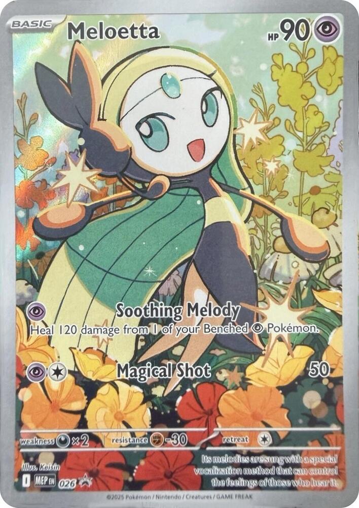 Meloetta 026 (ME: Mega Evolution Promo)  - Holofoil