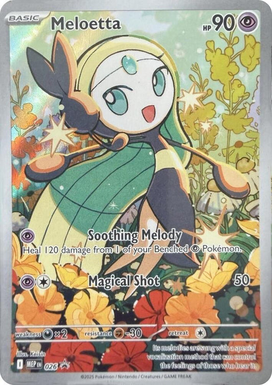 Meloetta 026 (ME: Mega Evolution Promo)  - Holofoil