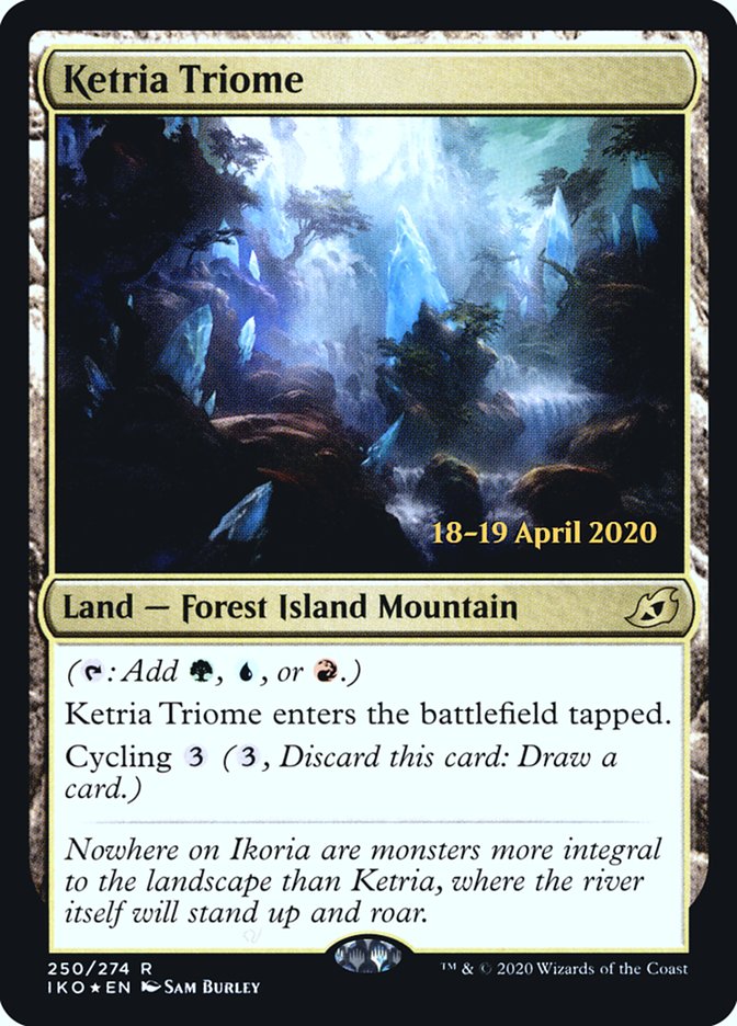 Ketria Triome 250 (Prerelease Cards)  - Foil