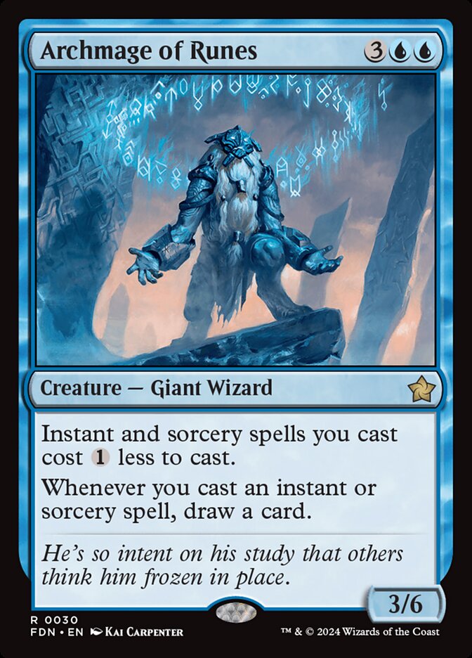Archmage of Runes 30/291 (Foundations) 