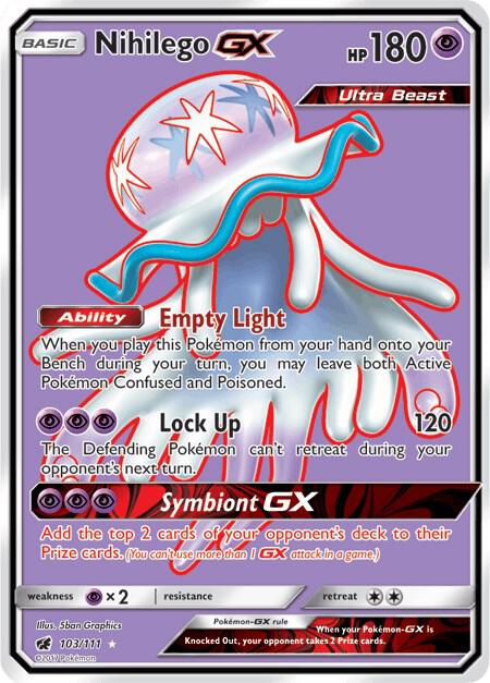 Nihilego GX 103/111 (SM - Crimson Invasion)  - Holofoil