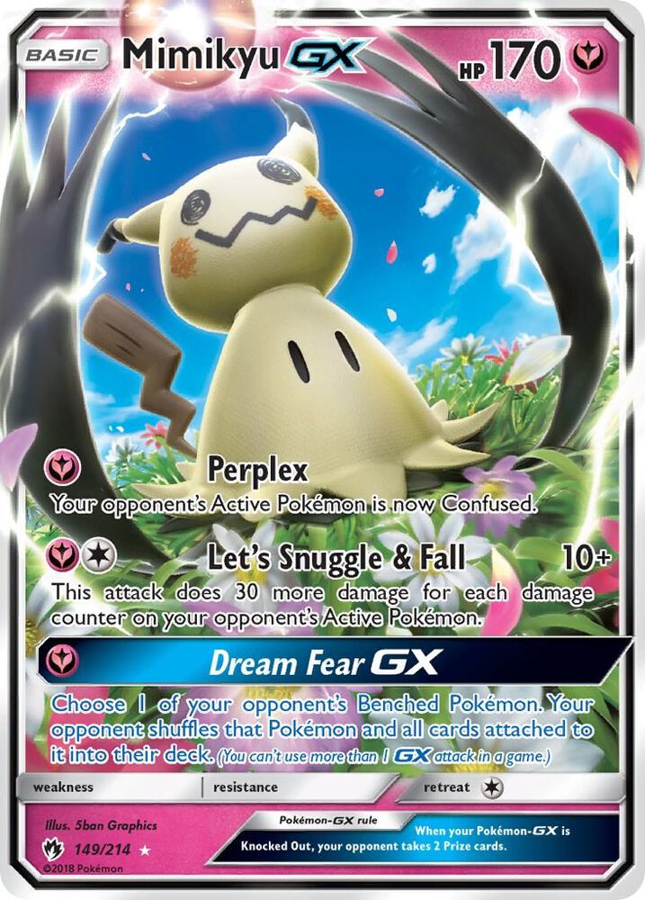 Mimikyu GX 149/214 (SM - Lost Thunder)  - Holofoil