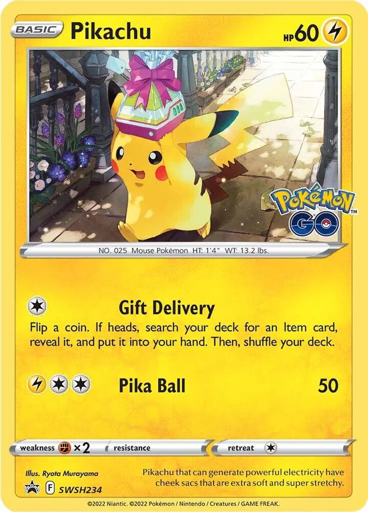 Pikachu SWSH234 (SWSH: Sword & Shield Promo Cards)  - Holofoil