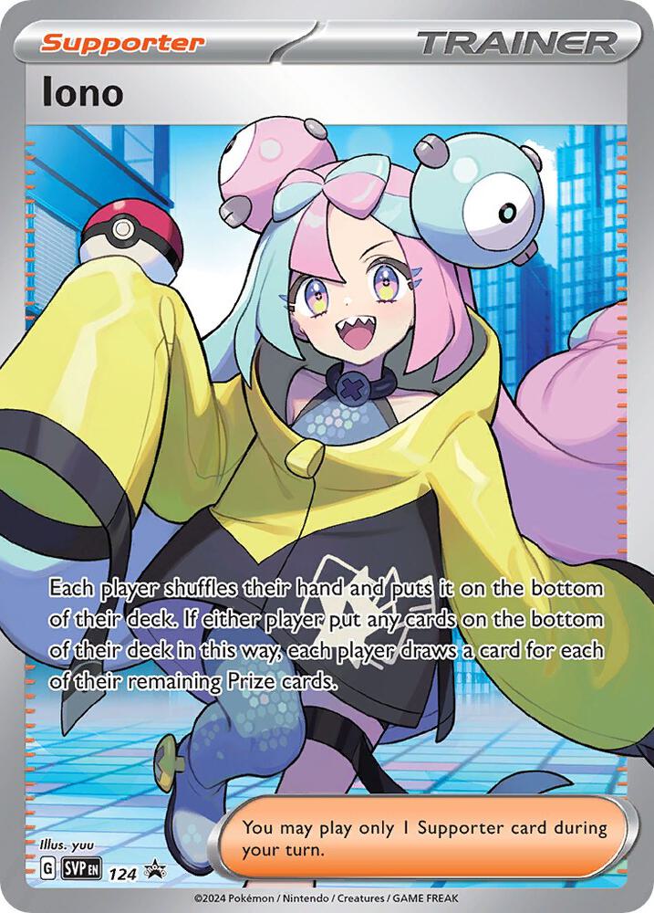 Iono 124 (SV: Scarlet & Violet Promo Cards)  - Holofoil