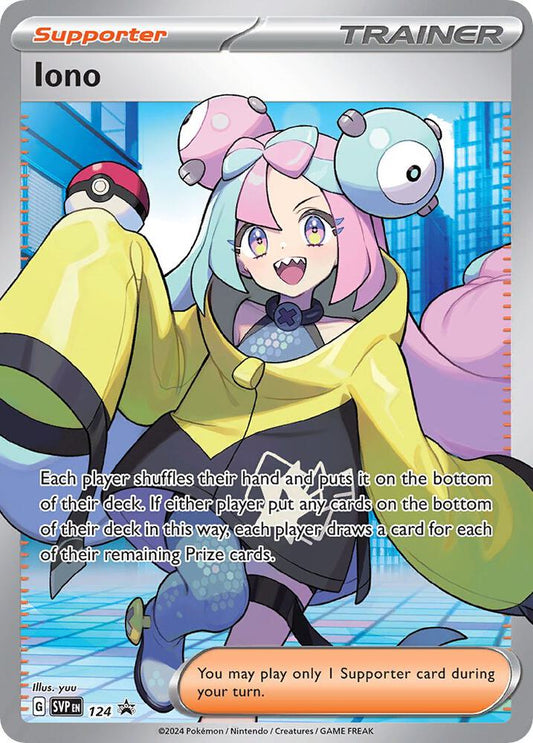 Iono 124 (SV: Scarlet & Violet Promo Cards)  - Holofoil