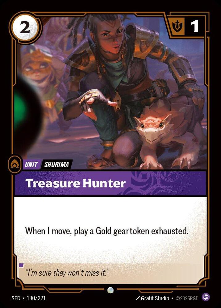 Treasure Hunter 130/221 (Spiritforged)  - Foil