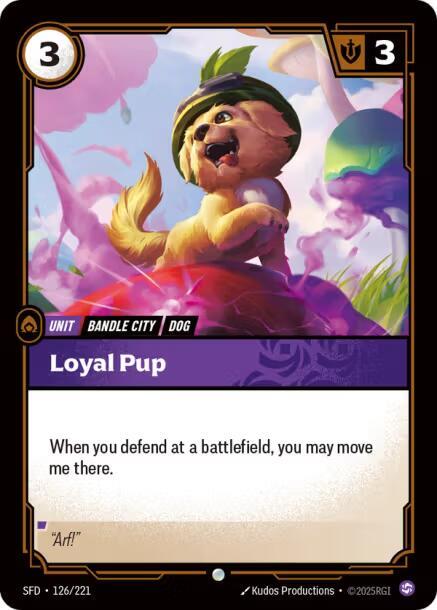 Loyal Pup 126/221 (Spiritforged)  - Foil