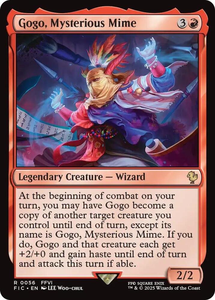 Gogo, Mysterious Mime 56 (Commander: FINAL FANTASY)  - Surge Foil