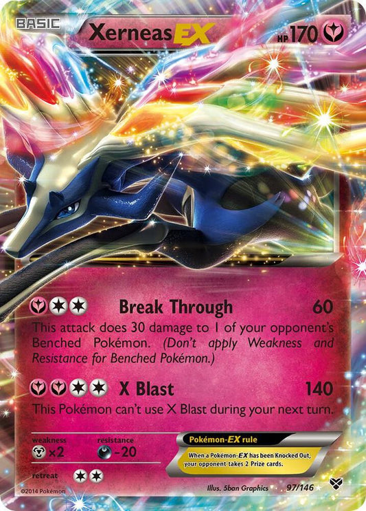Xerneas EX 097/146 (XY Base Set)  - Holofoil