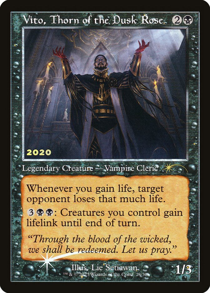 Vito, Thorn of the Dusk Rose 28 (30th Anniversary Promos)  - Foil