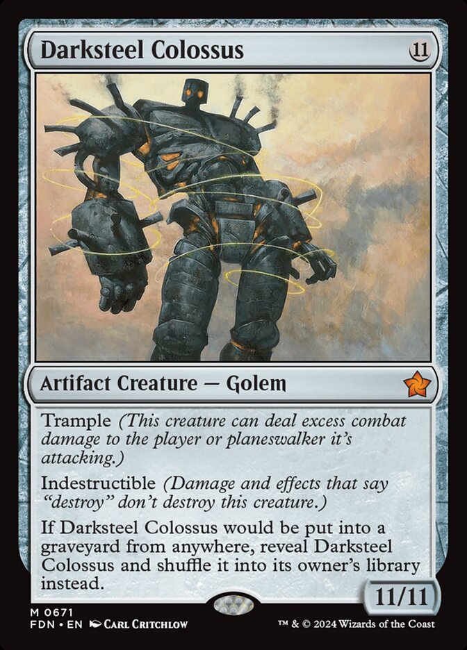 Darksteel Colossus 671/291 (Foundations) 