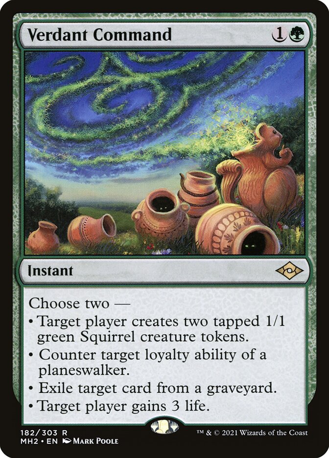 Verdant Command 182 (Modern Horizons 2) 