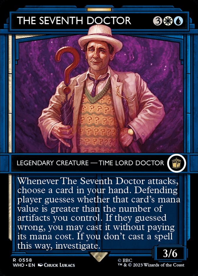 The Seventh Doctor 558/331 (Universes Beyond: Doctor Who)  - Showcase