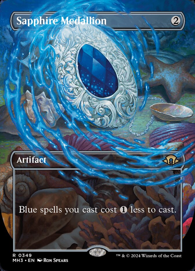 Sapphire Medallion 349/319 (Modern Horizons 3)  - Borderless