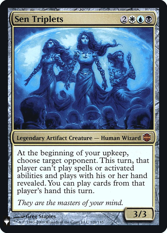 Sen Triplets ARB-109/5075 (The List Reprints)  - Foil