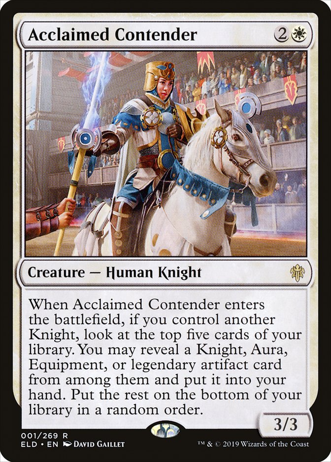 Acclaimed Contender 1/269 (Throne of Eldraine) 