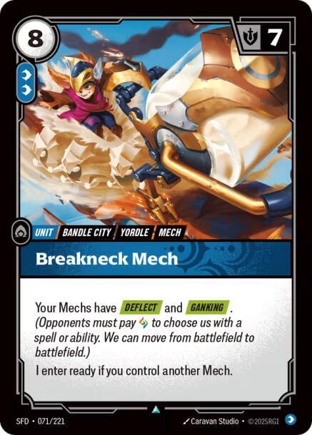 Breakneck Mech 71/221 (Spiritforged)  - Foil