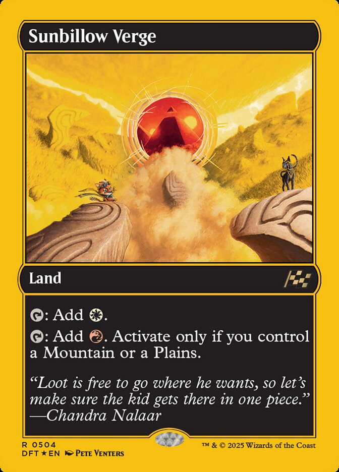 Sunbillow Verge 504/291 (Aetherdrift)  - First-Place Foil