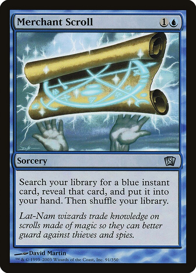 Merchant Scroll 91★/350 (8th Edition)  - Foil