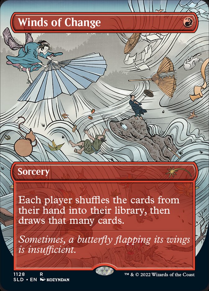 Winds of Change 1128 (Secret Lair Drop Series)  - Borderless Foil
