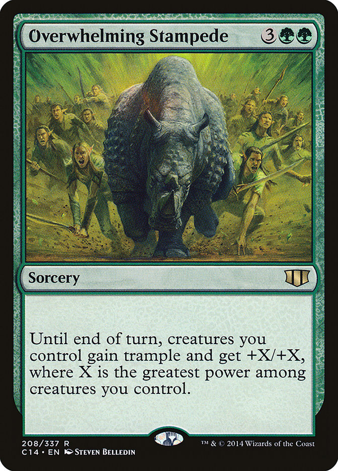 Overwhelming Stampede 208/337 (Commander 2014) 