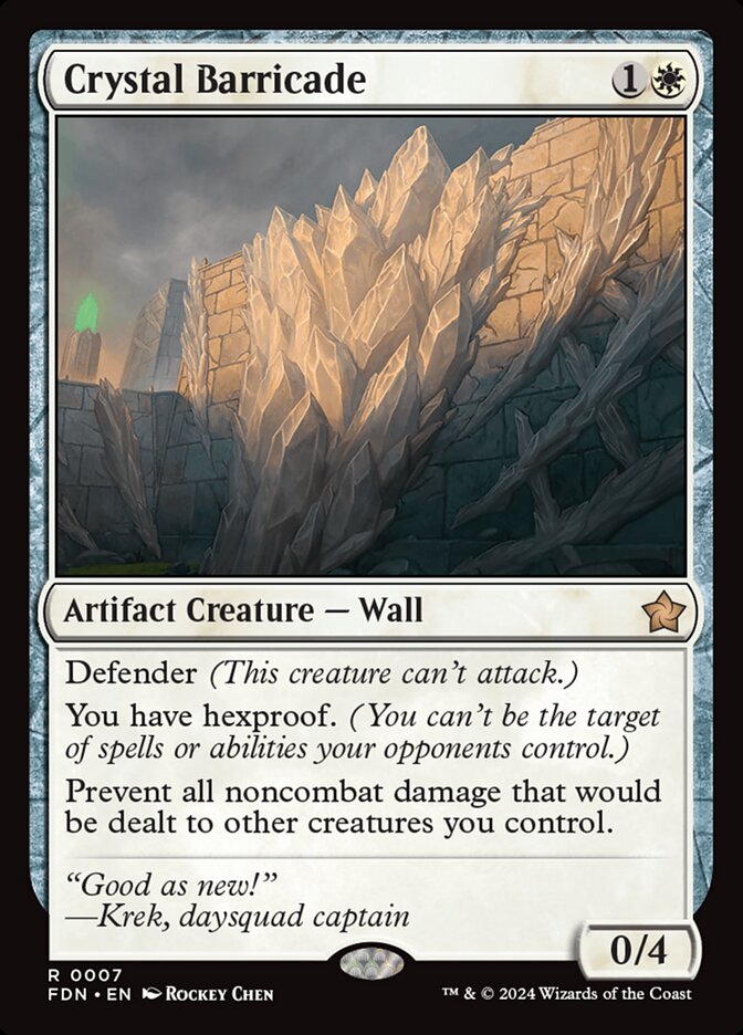 Crystal Barricade 7 (Foundations) 