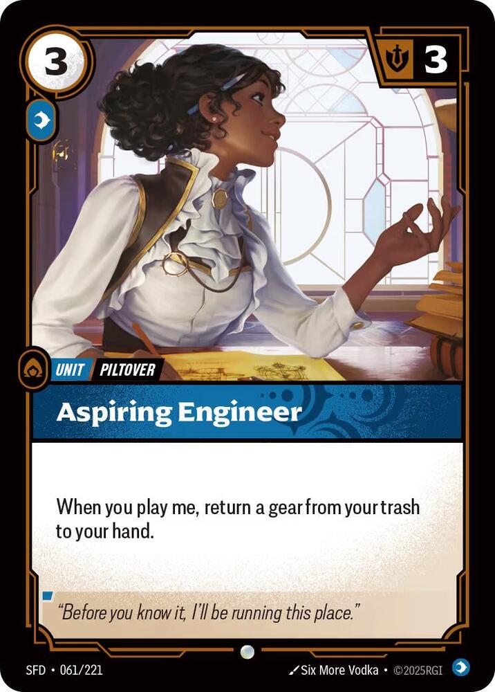 Aspiring Engineer 61/221 (Spiritforged)  - Foil