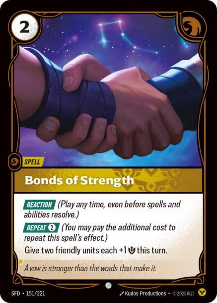 Bonds of Strength 151/221 (Spiritforged)  - Foil