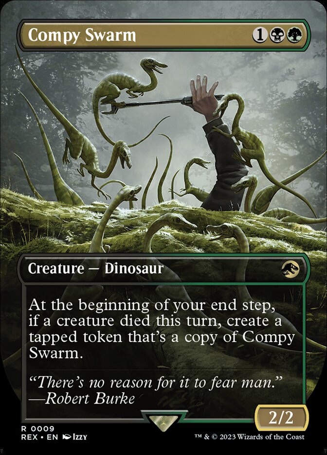 Compy Swarm 9/26 (Universes Beyond: Jurassic World Collection)  - Borderless