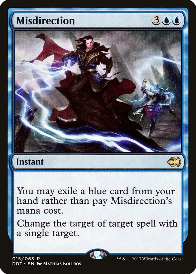Misdirection 15/63 (Duel Decks: Merfolk vs. Goblins) 