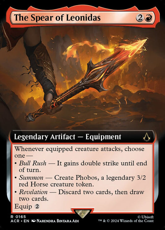 The Spear of Leonidas 165/110 (Universes Beyond: Assassin's Creed)  - Extended Art