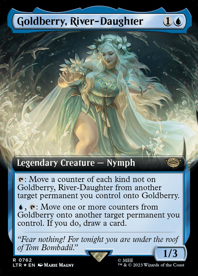 Goldberry, River-Daughter 762/281 (Universes Beyond: The Lord of the Rings: Tales of Middle-earth)  - Extended Art Surge Foil