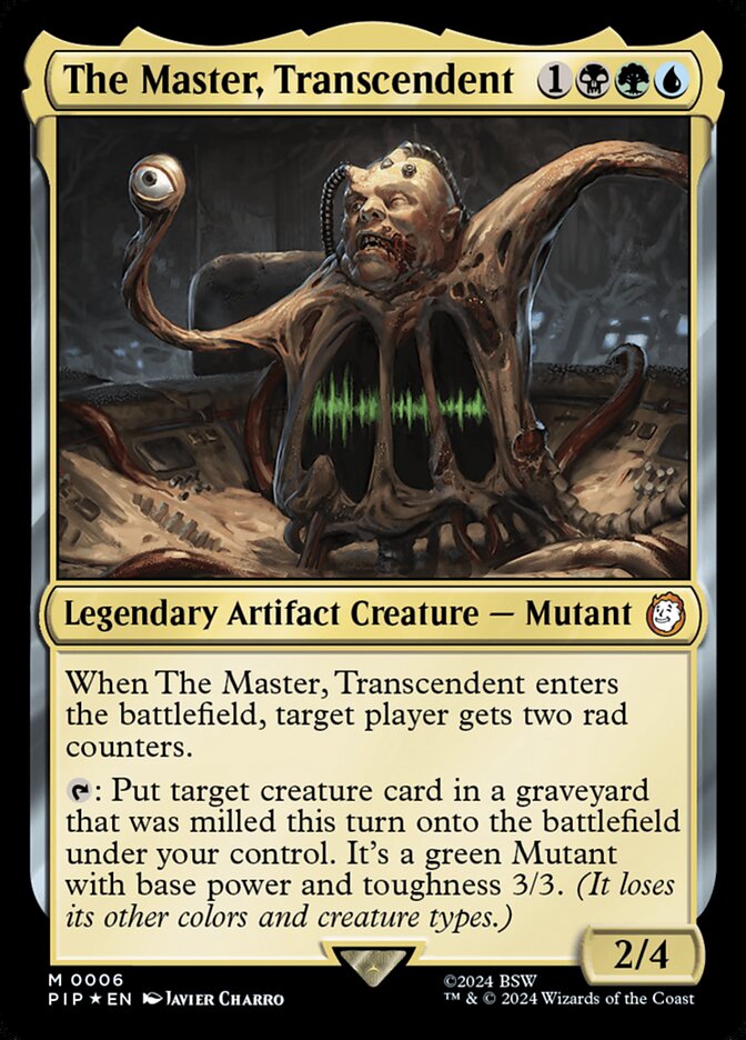 The Master, Transcendent 6 (Universes Beyond: Fallout)  - Foil