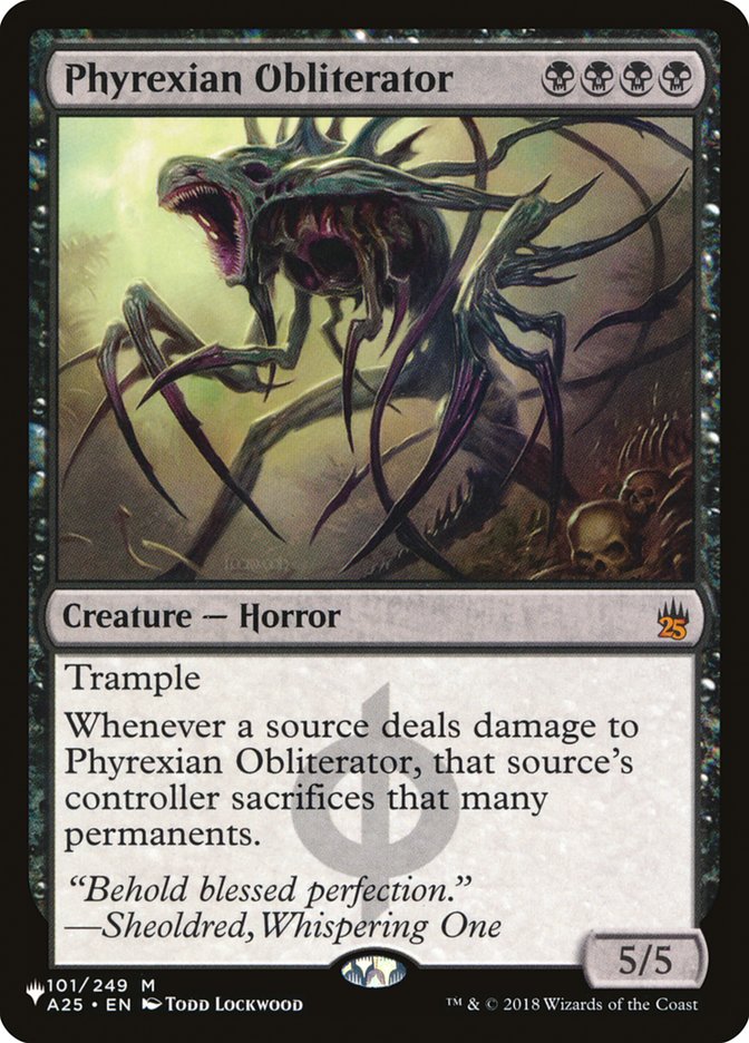 Phyrexian Obliterator A25-101/5075 (The List Reprints) 