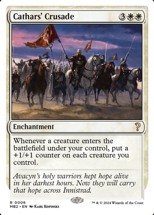 Cathars' Crusade 6/390 (Mystery Booster 2) 