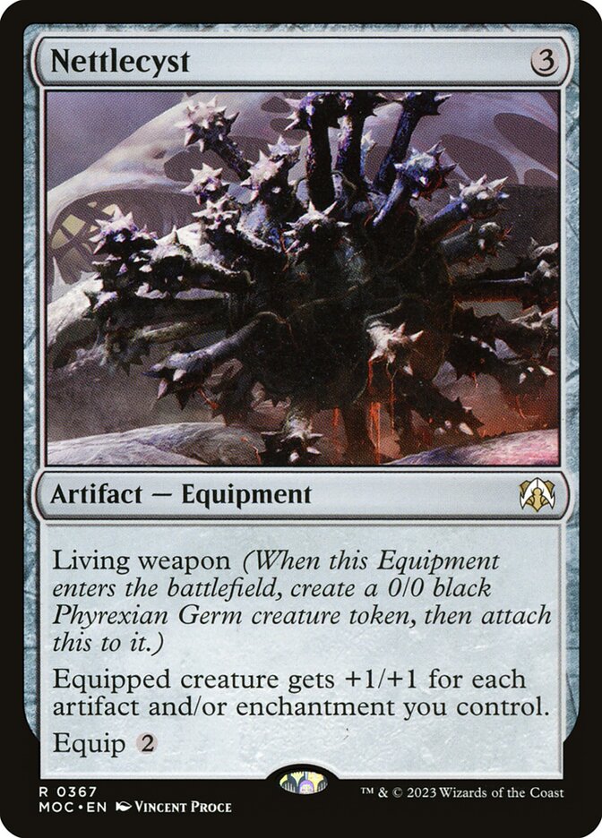 Nettlecyst 367/444 (Commander: March of the Machine) 
