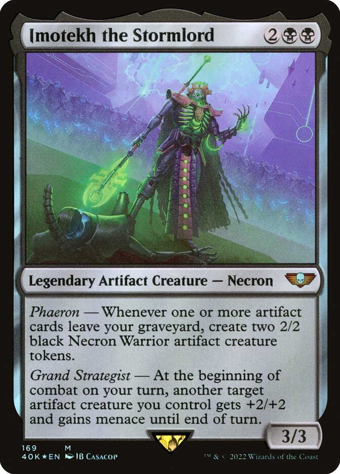 Imotekh the Stormlord 169 (Universes Beyond: Warhammer 40,000)  - Foil